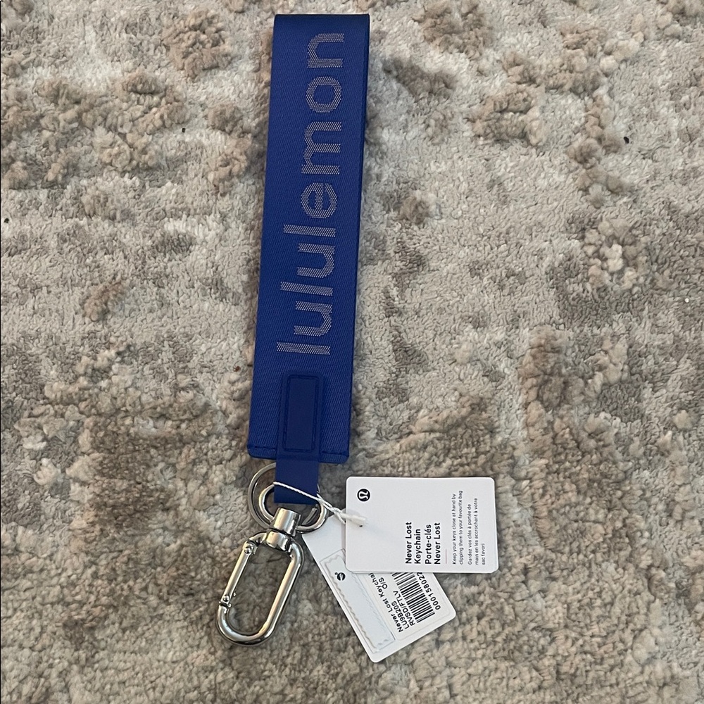 Lululemon Never Lost Keychain